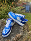 AF1 Blue/White Metallic Tribal #20 Size 12M