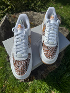 AF1 Brown Tribal #33 Size 10W