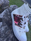 Converse Hightop Brown/Orange Turtle Tribal #38 Size 10W 💗