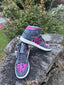 Jordan 1 Mid Pink/Grey Tribal #42 Size 7.5W 💗