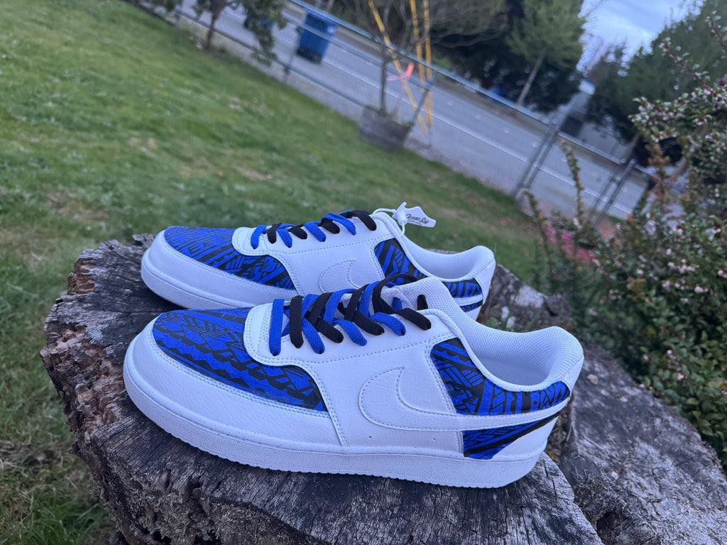 Nike Court Royal Blue Tribal #47 Size 11.5M 💗