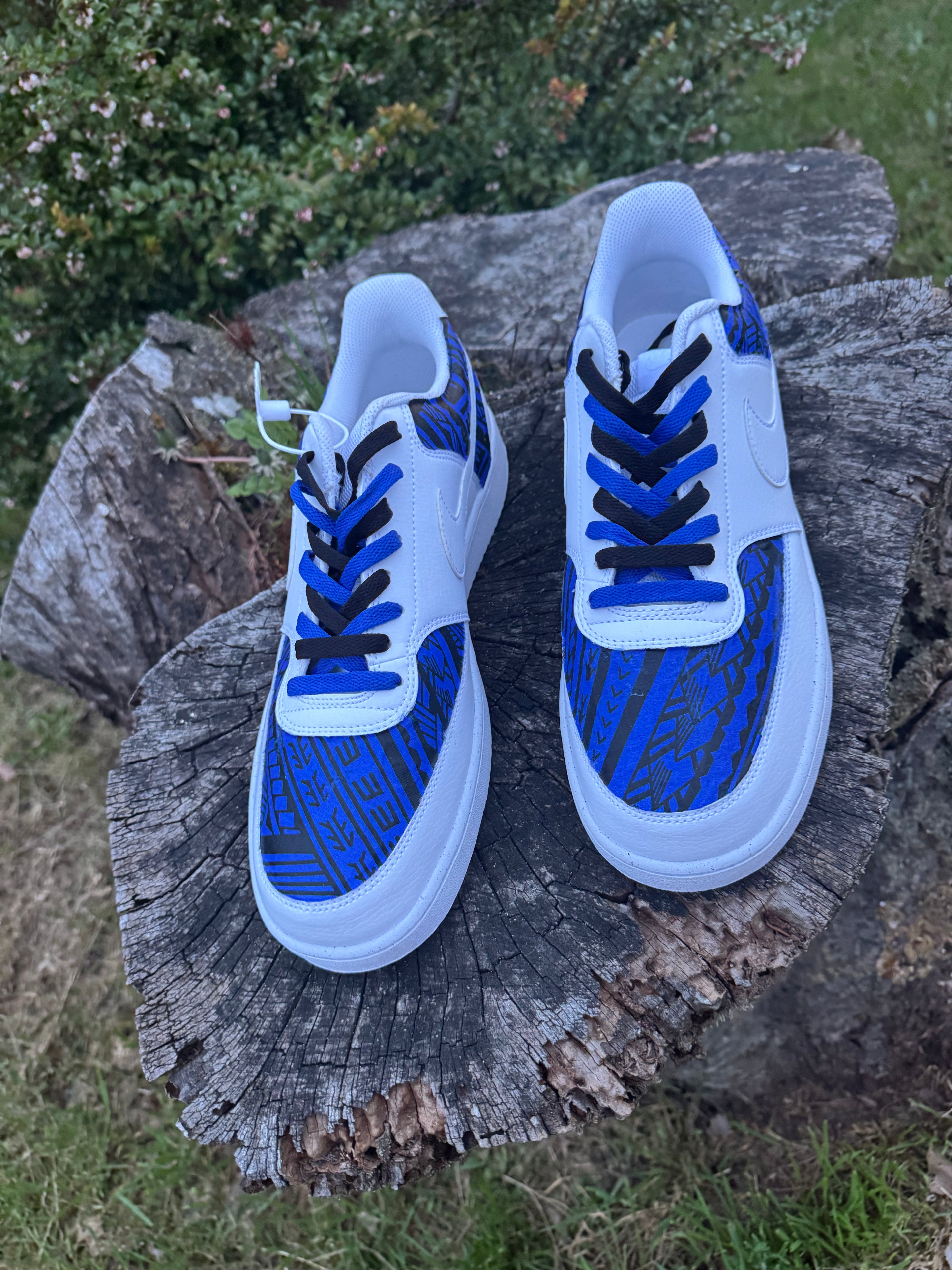 Nike Court Royal Blue Tribal #47 Size 11.5M 💗