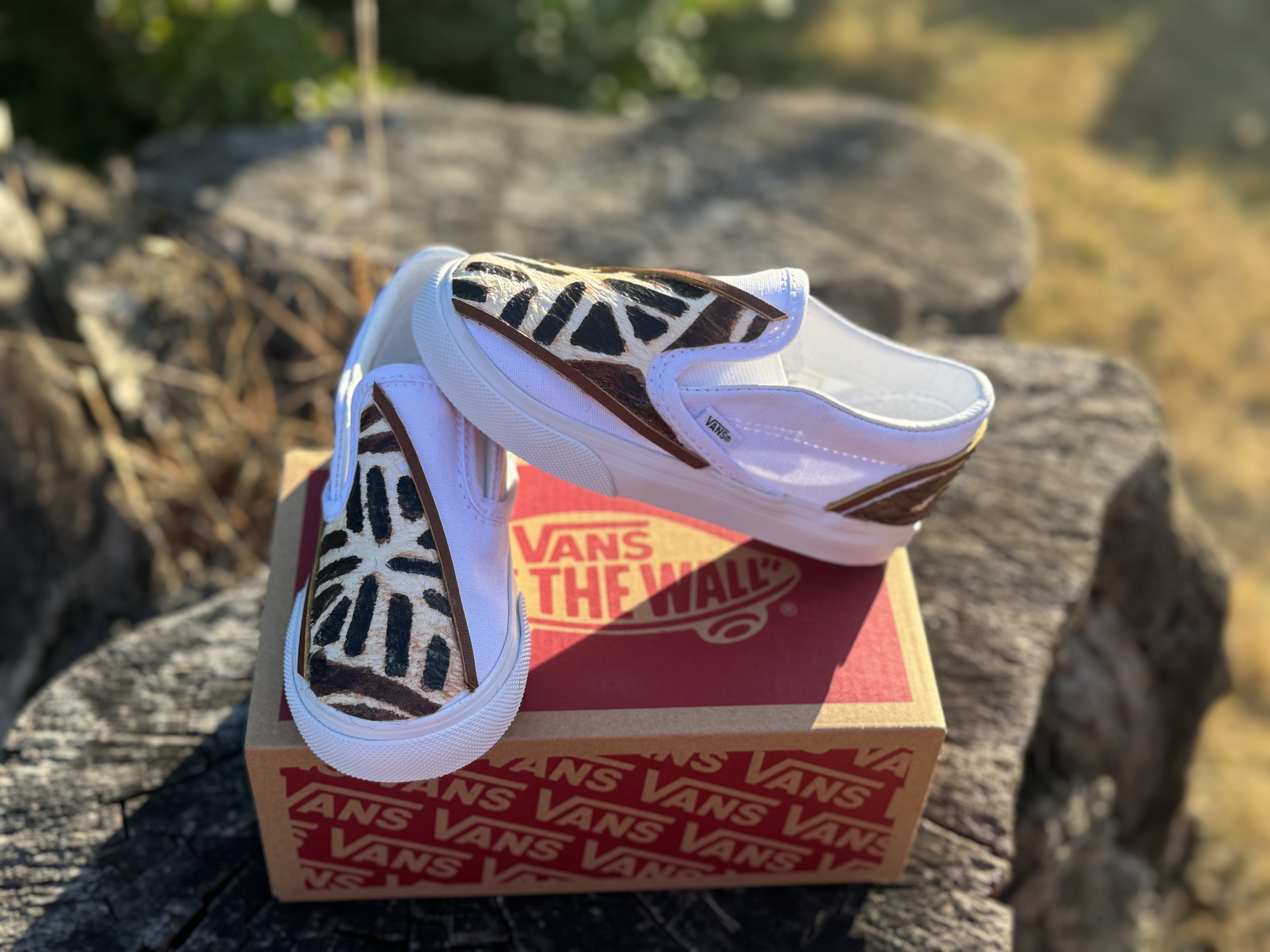 Custom Vans Tapa Cloth Design RTS