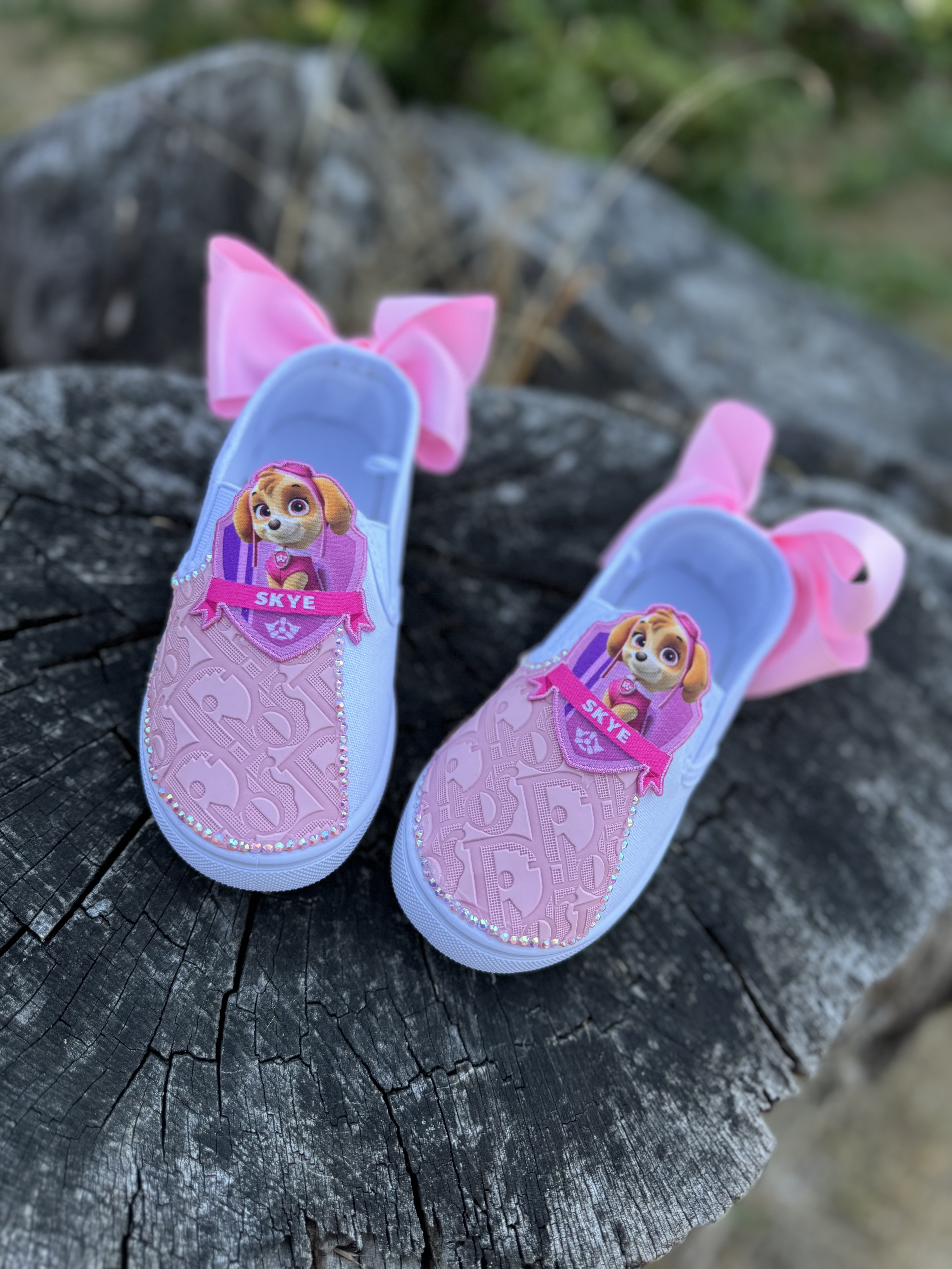 Custom Slip-On Skye Paw Patrol Design RTS Main image
