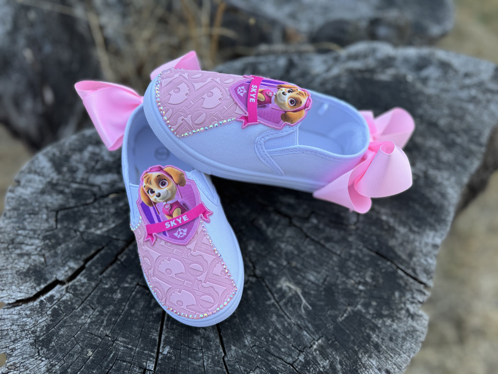 Custom Slip-On Skye Paw Patrol Design RTS