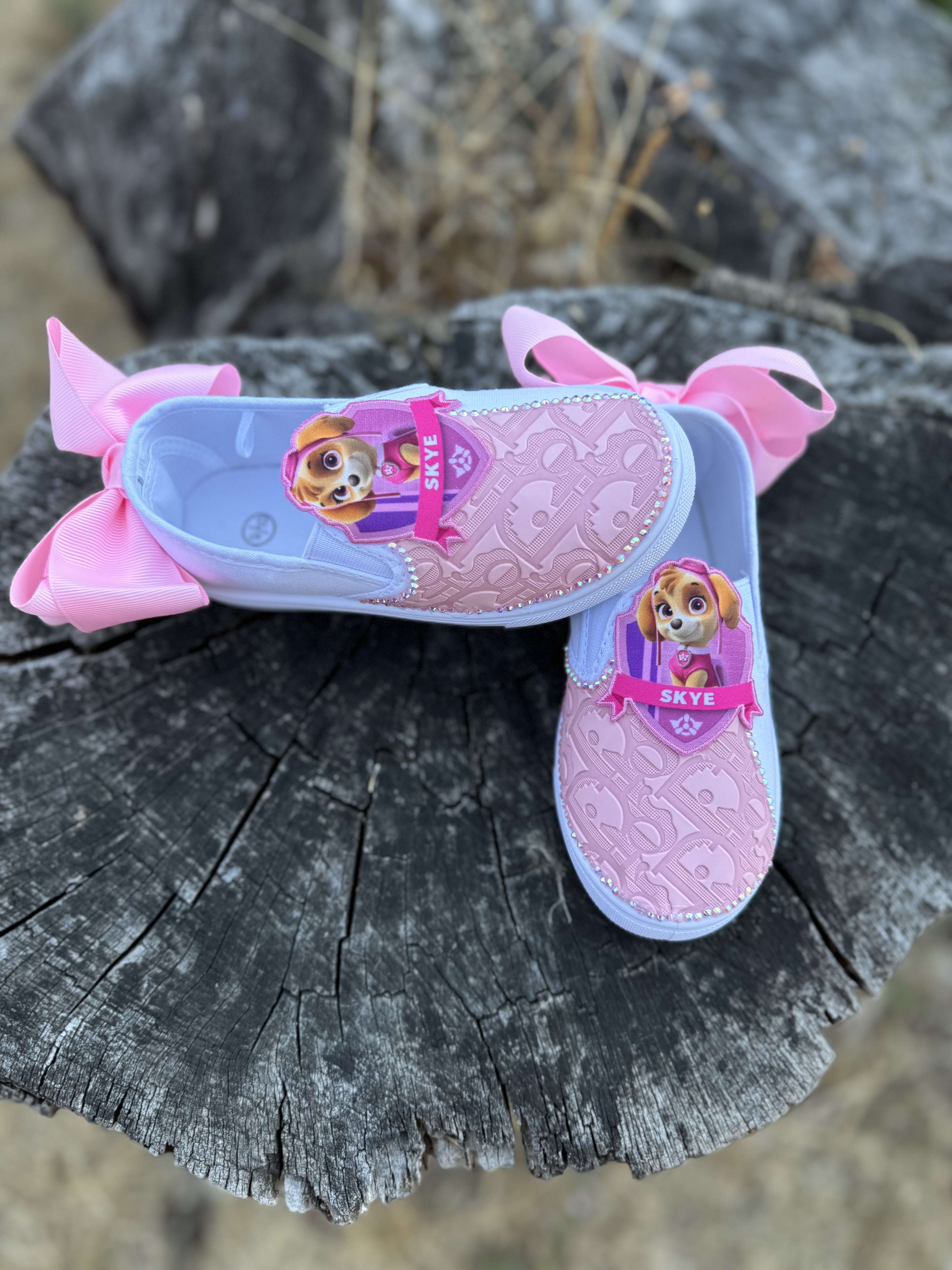 Custom Slip-On Skye Paw Patrol Design RTS