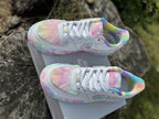 Custom Air Force 1 Pastel LV Ombré w/Fur Designs RTS