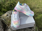 Custom Air Force 1 Pastel LV Ombré w/Fur Designs RTS