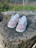 Custom Air Force 1 Pink Pearl Designs RTS