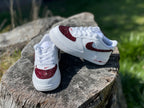 Custom Air Force 1 Ruby Red Designs RTS