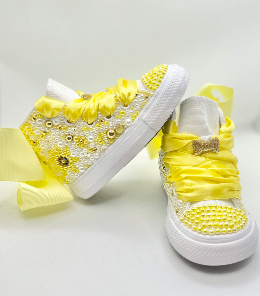 Custom Converse Sunflower Designs RTS