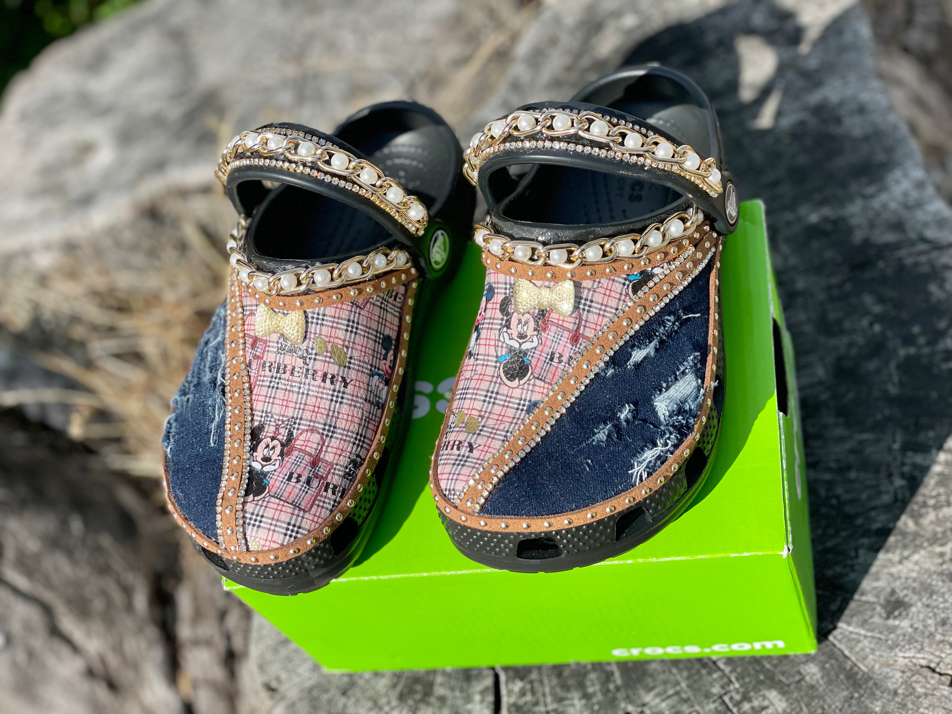 Custom Crocs Disney & Denim Design RTS Main image