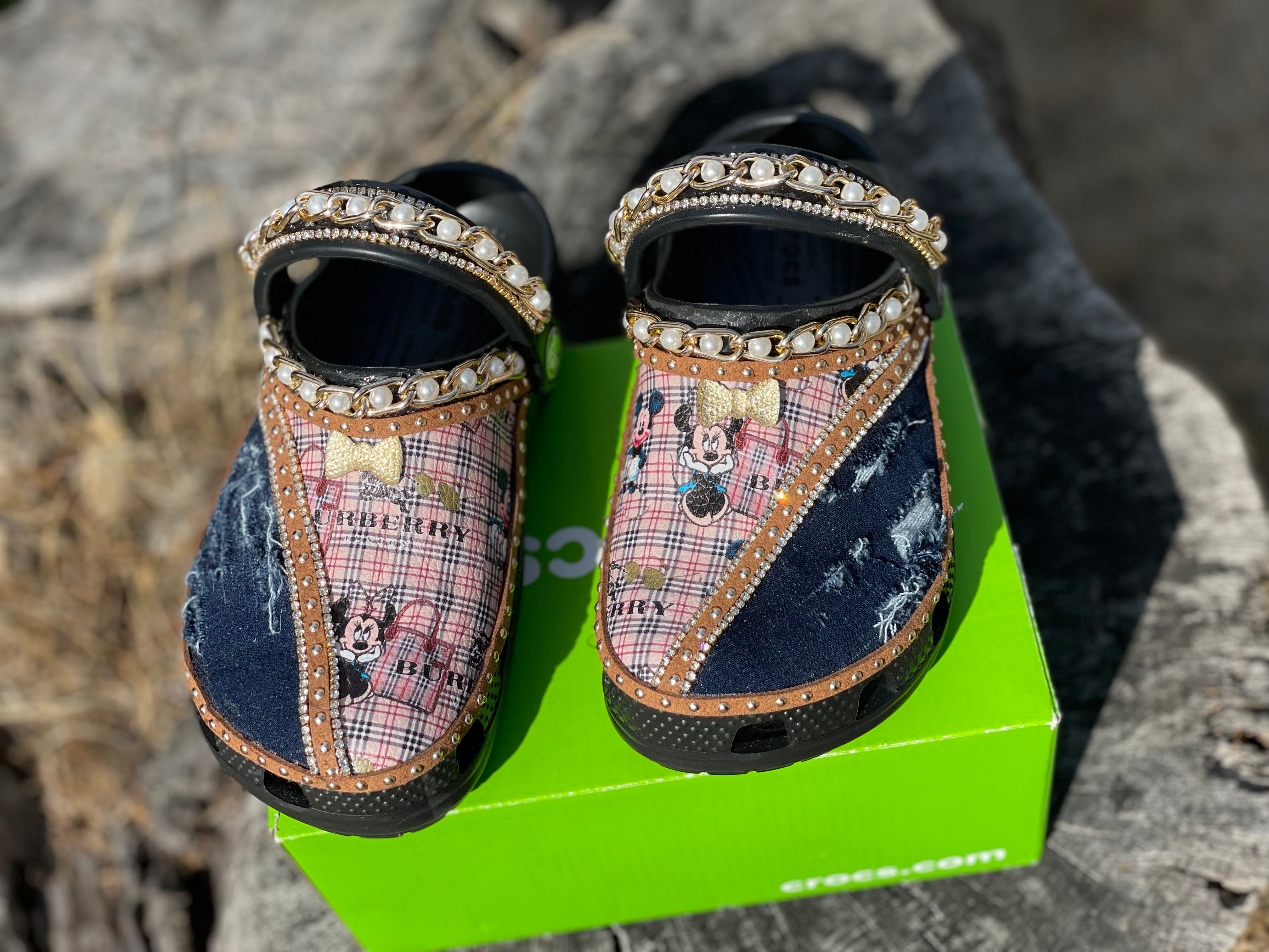 Custom Crocs Disney & Denim Design RTS Secondary image