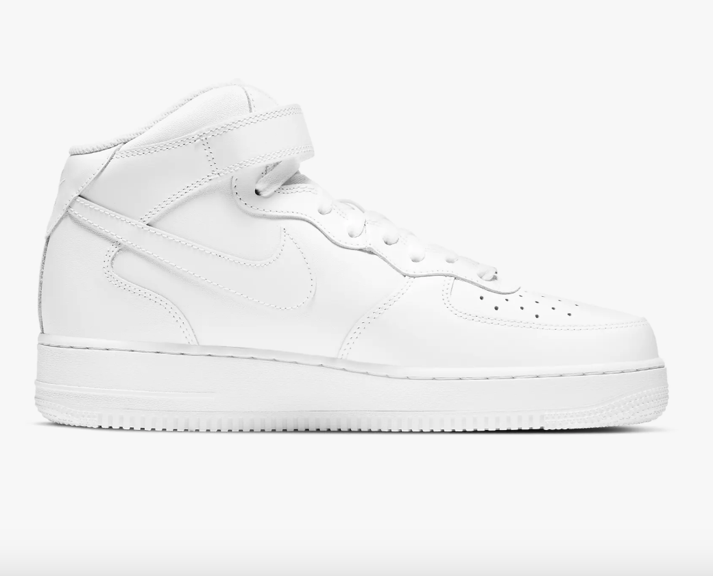 Custom Air Force 1 Mid Adults Red Poly Designs